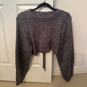 Oak+Fort open back cropped knit
